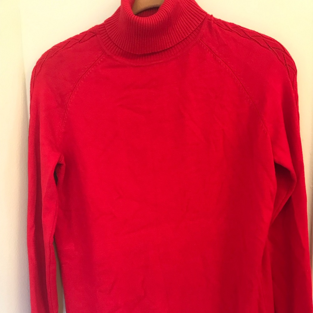 Red Turtleneck, Size S